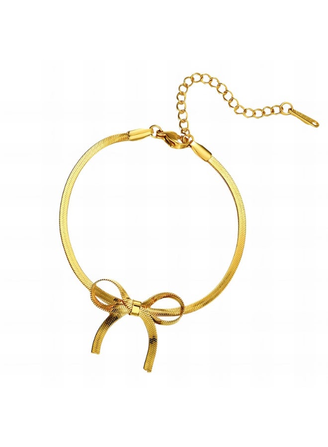 سوار عالي الجودة من فولاذ مطلي بالذهب عيار 18